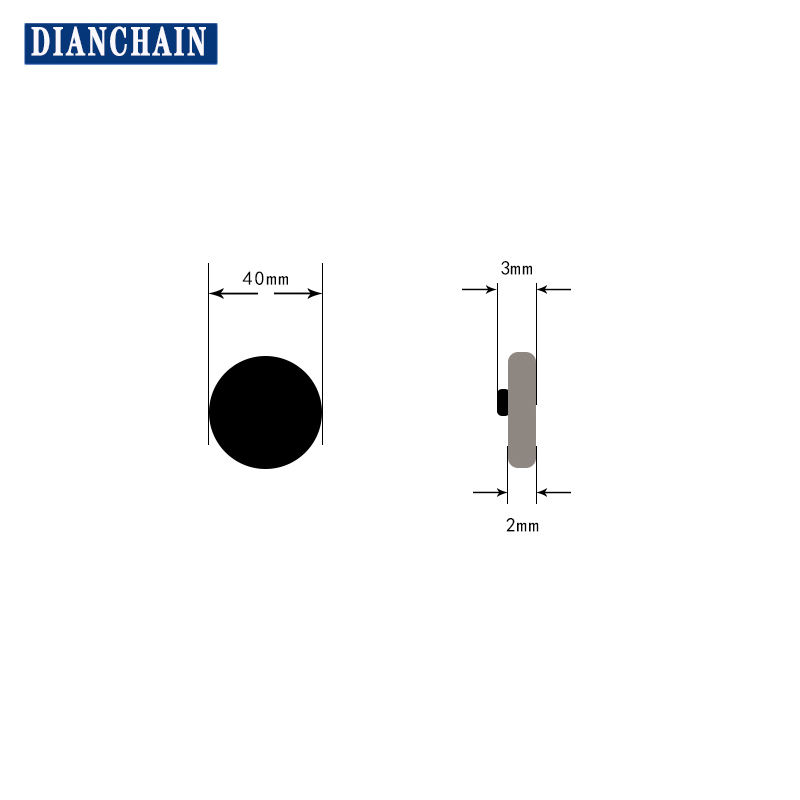 Uhf rfid标签PCB金属rfid芯片U9高温防水直径40mm电子标签