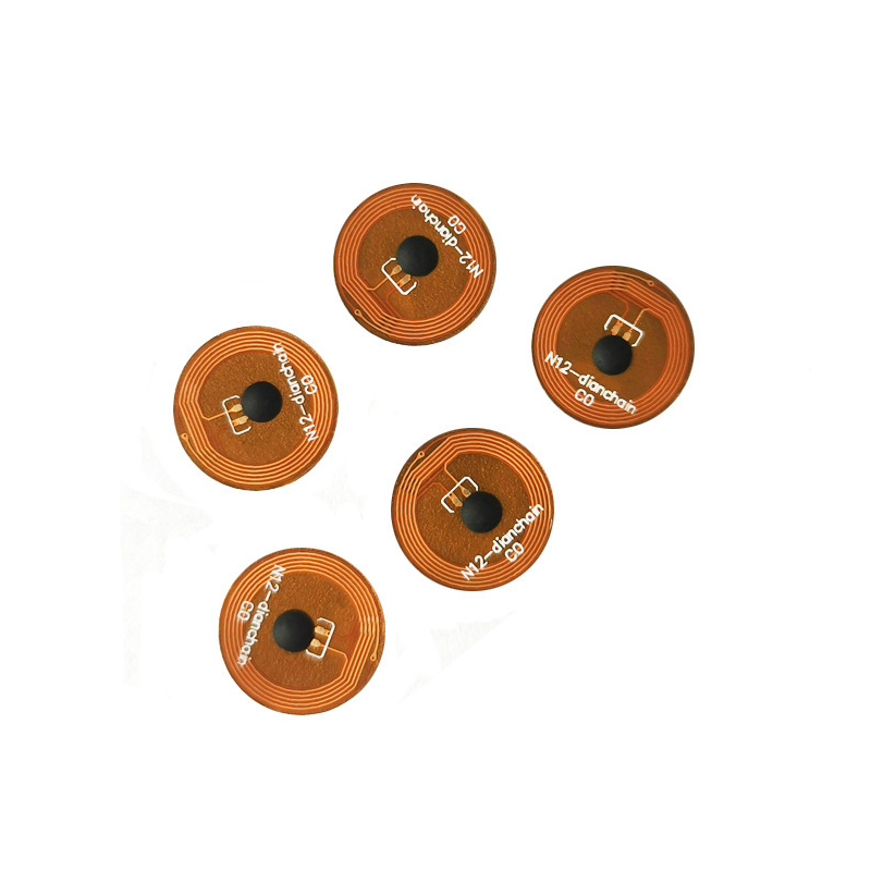 高频柔性FPCNFC标签直径12mm MIFARE DESFire EV1 D23芯片门禁管理RFID标签