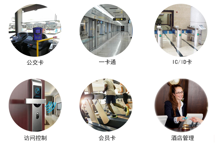 可定制巡逻点身份证防水耐热NFC标签圆形穿孔防金属RFID标签
