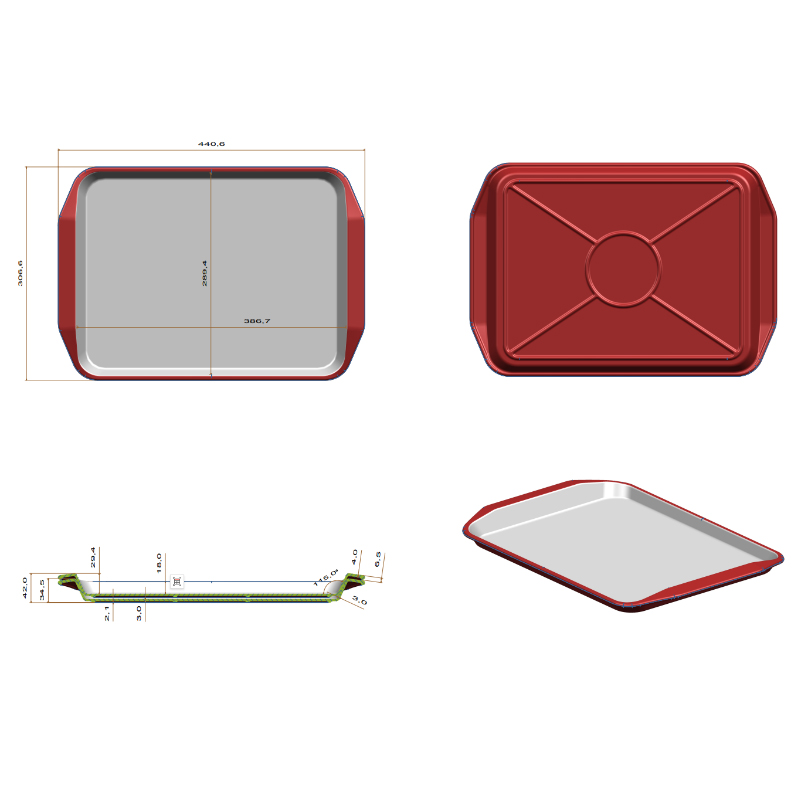 可定制RFID密胺餐具快速盘点库存PCB NFC标签直径22mm高温防水标签